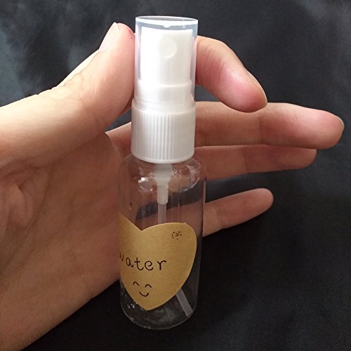 20pcs*30ml Flacon Bouteille Atomiseur Spray Fine Vaporisateurs Vide Bouteilles de Pulvérisateur Rechargeable en Plastique Transparent Bouteille parfum + 24 Papier pour l'étiquette - Image 7