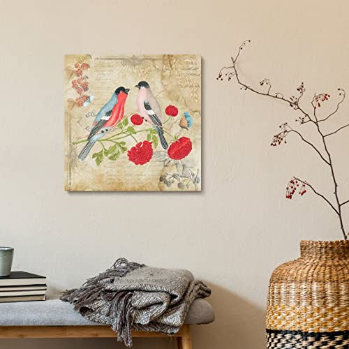 Toile murale avec fleurs fraîches Yelolyio, une idée cadeau d'intérieur