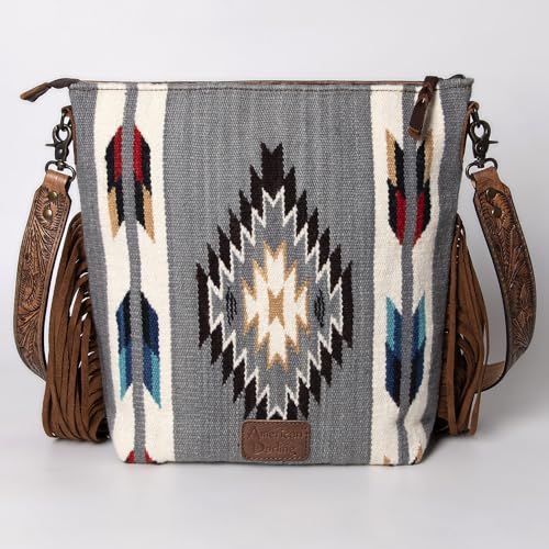 American Darling Cross Body Hand Tooled Saddle Blanket Genuine Leather Western Women Bag Handbag Purse | Crossbody for Cute4