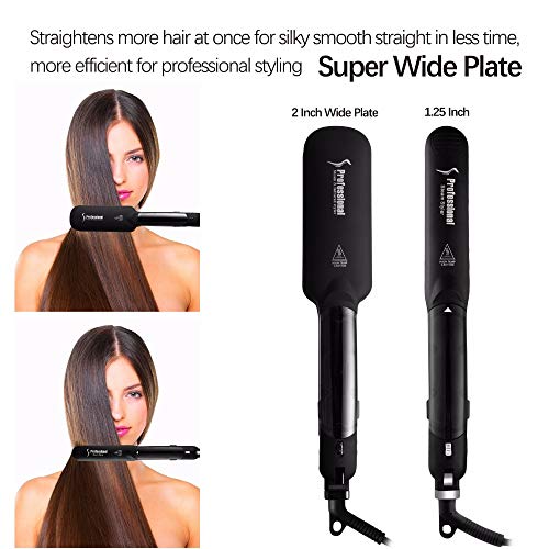 Plancha Profesional Vapor Infrarroja para Cabello 2 Pulg miniatura 7