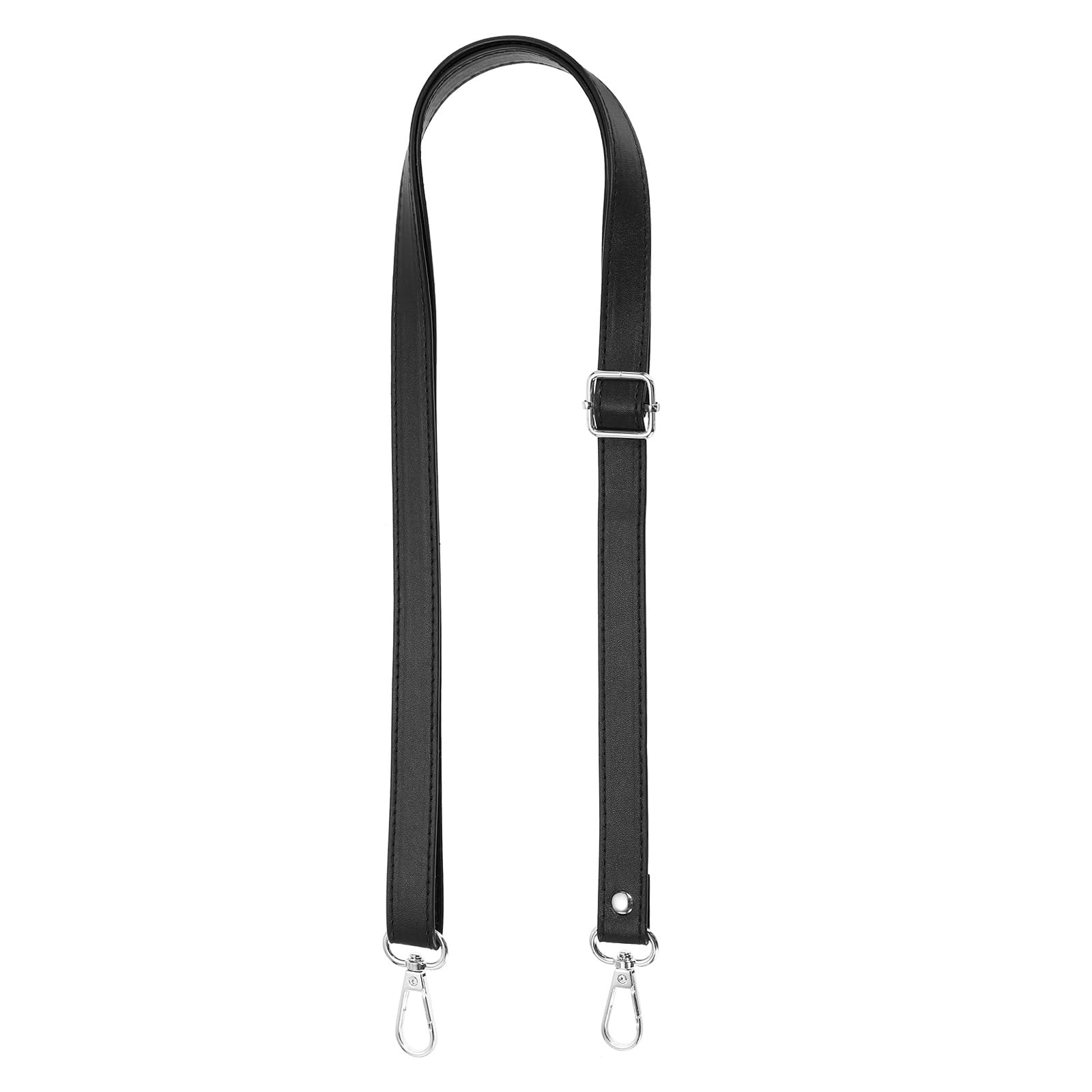 YELARXI Purse Strap Replacement PU Crossbody Adjustable Long Strap with Silver Swivel Clasps
