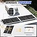 ECO-WORTHY 195 Watt Solar Panel 12 Volt Monocrystalline Solar Panel High Efficiency PV Module Power Charger for Sunsheds, Canopies, RVs, Farms and Other Off-Grid Applications