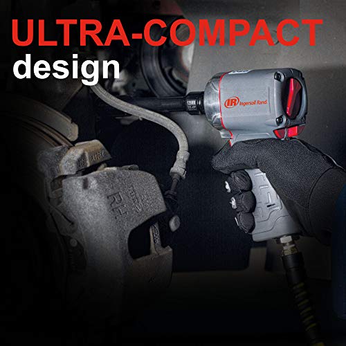 Ingersoll Rand 15QMAX 3/8-Inch Drive Ultra-Compact Air Impact Wrench with Quiet Technology, Stubby