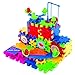 Krazy Gears Gear Building Toy Set - Interlocking Learning Blocks - Motorized Spinning Gears - 81 Piece Playground Edition