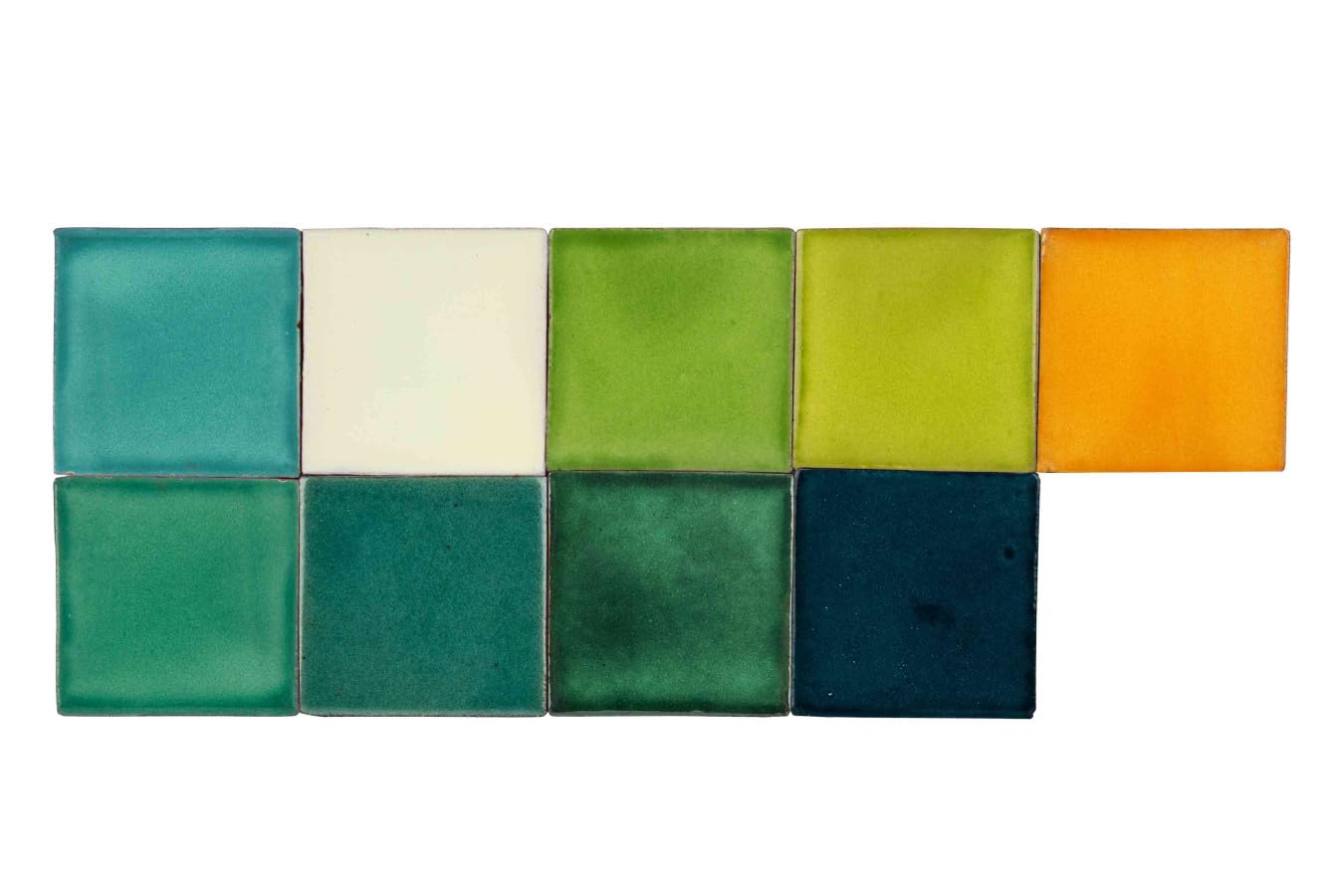 Azulejos de colores mexicanos de cerámica Verdito - Mosaico de cerámica mexicana, mosaico de cerámica mexicana para cocina, baño, ducha, pared posterior de la cocina, un paquete de 120 azulejos 5 x 5
