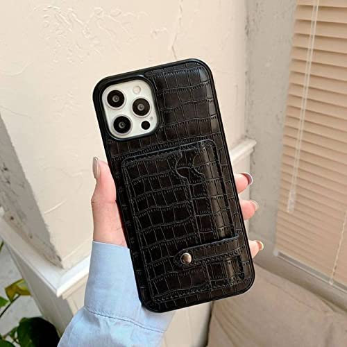 Étui iPhone 11 Pro portefeuille cuir PU pour éviter les rayures et l'oubli de carte