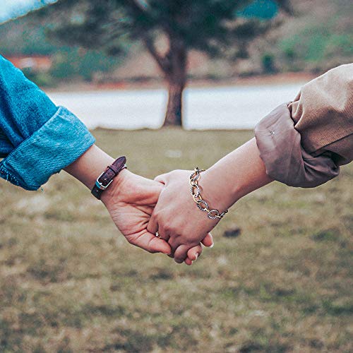 Mytys Link Bracelet For Women Two Tone Circles Chain Silver And Gold Wire Cable Bangle Designer Inspired Bracelets (M) #TOP2