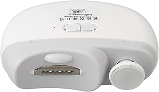 Cortador de uñas eléctrico, 2 en 1 Cortaúñas automático Cortador de uñas eléctrico recargable Luz Seguridad cortauñas para salón de belleza hogar blanco