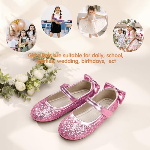 Image of PANDANINJIA Toddler Dress Shoes Flower Girls Ballet Flats