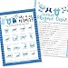 Blue Baby Shower Games For Boys - 2 Games Double Sided, 25 Baby Animal Matching Baby Shower, 25 Nursery Rhyme Baby Shower Game, Fun Baby Shower Games, Baby Shower Party Supplies, Baby Shower Ideas