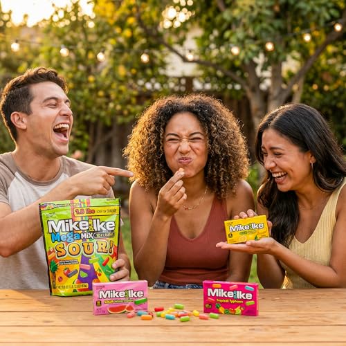 Mike and Ike Sour Theatre Box Variety Pack 7 oz miniatura 6