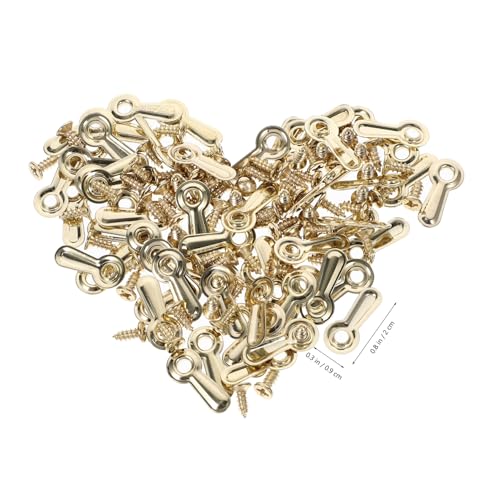 Image of 1set Picture Frame Backing Clips Iron Picture Hanging Hardware Screws for Photos Turn Button Fasteners for Wall Art and Decor