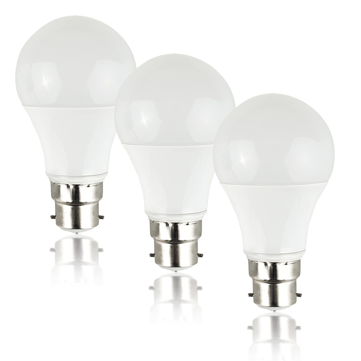 Valuelights B22 Pack Of 3 10W Standard Warm White Led Bulbs from B&Q