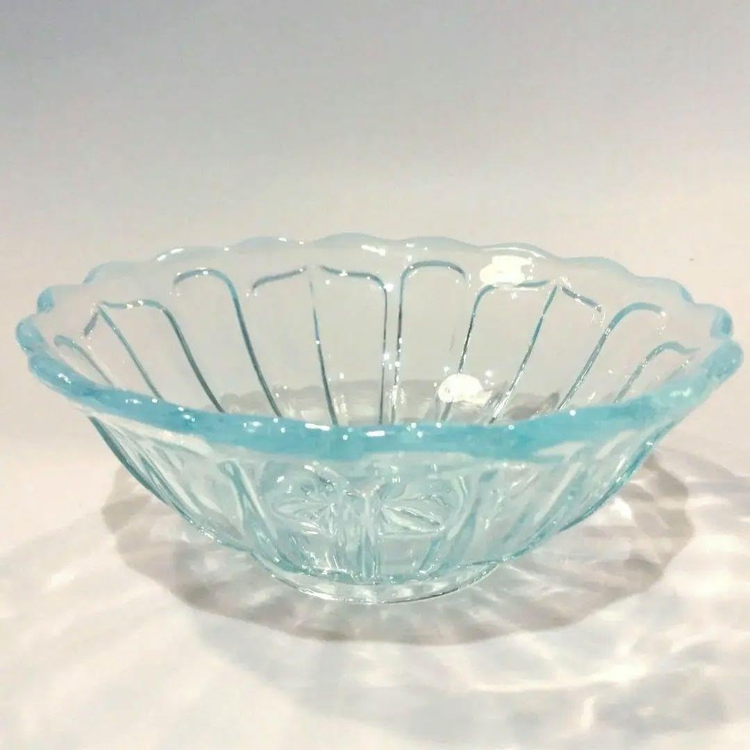 Amazon.co.jp: 廣田ガラス 雪の花 5点セット 小鉢 デザート皿 豆