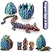 DND Dice Set (7 Pieces) and 3D Printed Dragon Egg,Easter Basket Stuffers,Fidget Toys,Surprise Dragon Egg and Polyhedral Dice Set with Gift Box,Playing Game with Dragon Eggs for RPG DND MTG