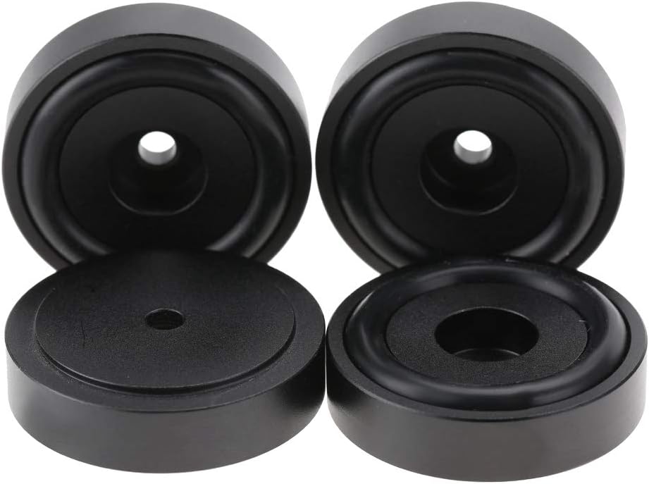 4Pcs 4010mm Anti Vibration Amplifier Feet, Aluminium Alloy Universal