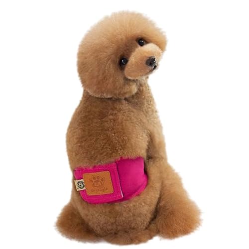 犬 マナーベルト 服 マナーバンド オムツカバー ドッグウェア 犬の服 しつけ マーキング防止 トイレ 介護 h0214 (ピンク, M, 1, 個)