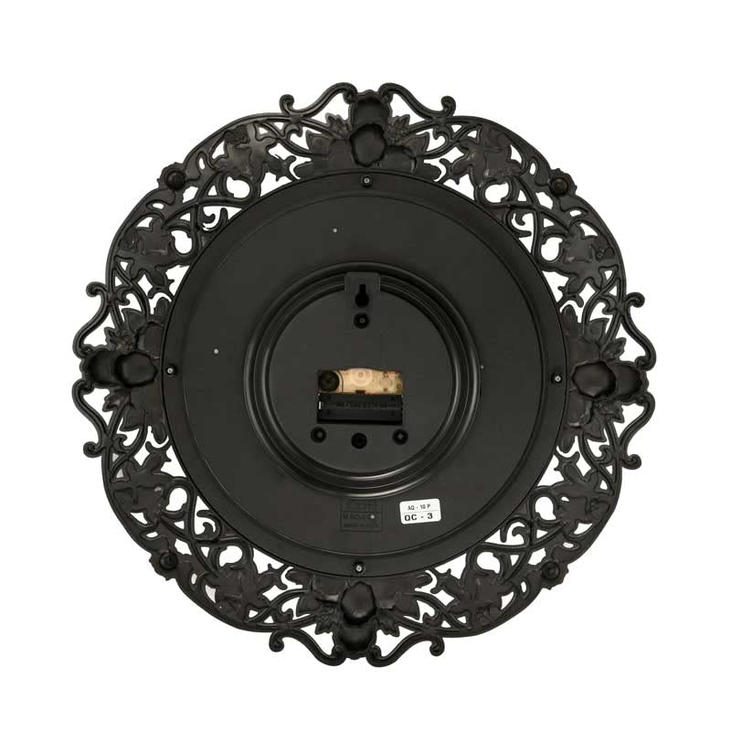 Image of Classic Designer Brown Clour Wall Clock with Size 37cm x 37cm