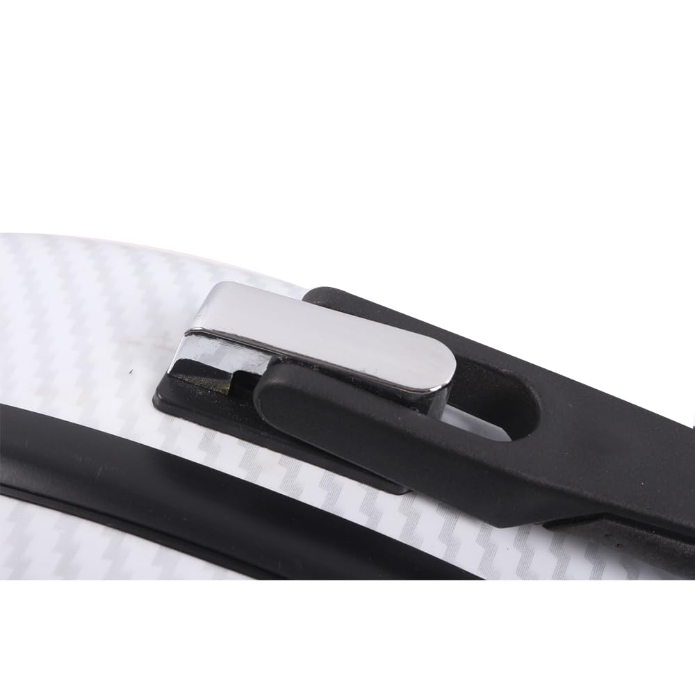 Custodia per violino 4/4 full size in fibra di carbonio composita custodia rigida manico resistente cinghie posteriori morbida imbottitura (bianco), CASE-22