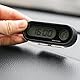 Ziyan Auto Mini Uhr Thermometer 2in1 LED Leuchtend Digitalanzeige Digitaluhr Fahrzeug Armaturenbrett Uhr für PKW Auto LKW KFZ