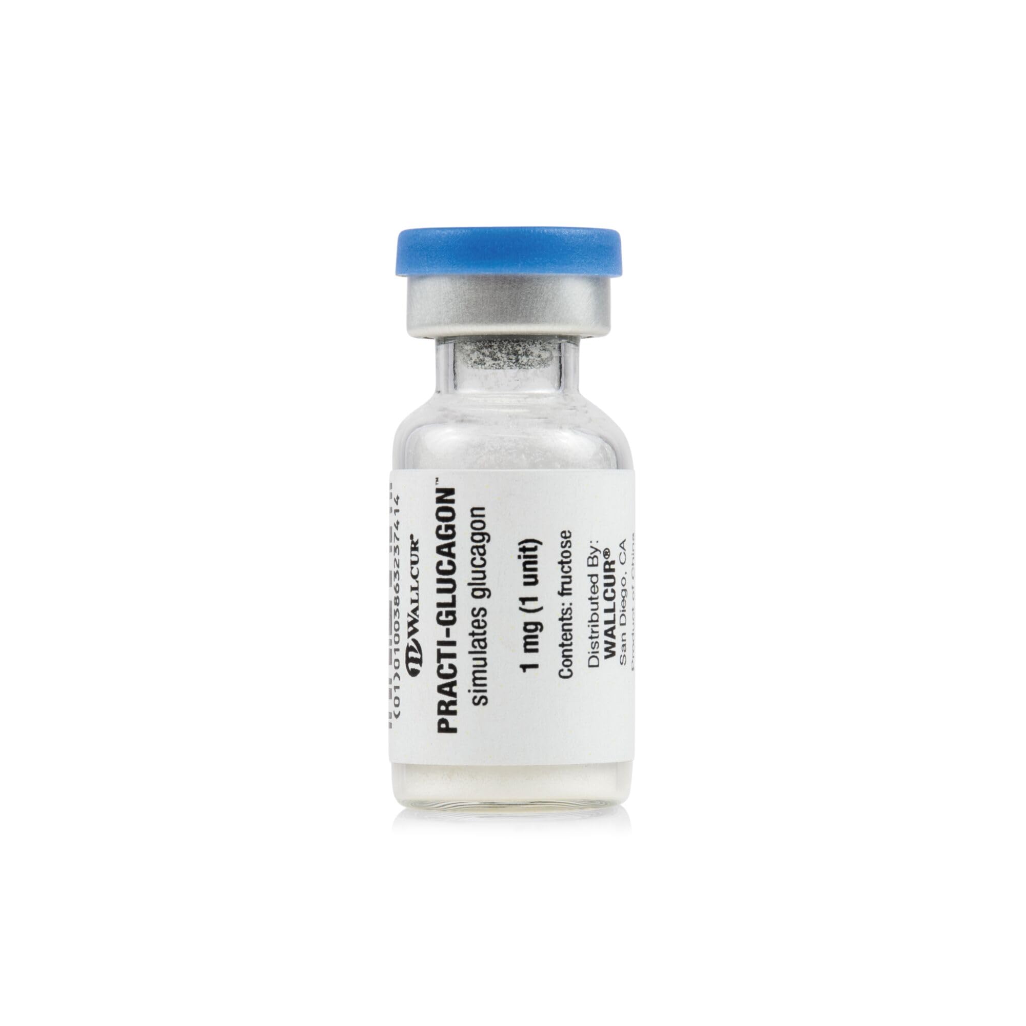 Practi-Glucagon Pulver Refill 1mg/1mL Pulver Durchstechflasche (Packung mit 40) - Simulationsprodukt für medizinisches Training