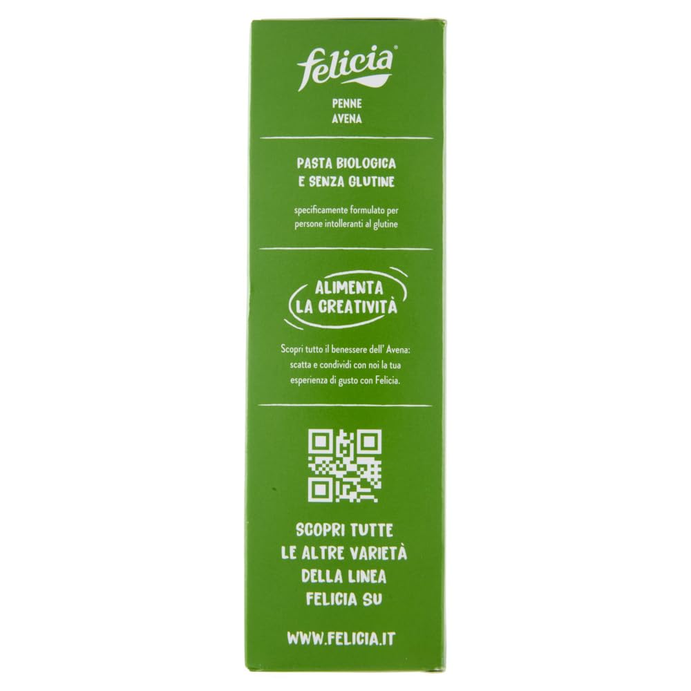 Italian Gourmet Penne Avena pasta integrale glutenfrei 14 x 340g | Mit Vollkorn-Hafermehl, biologico e naturale, senza glutine, für leichte, Gesamtnettogewicht 4,76 kg + Kostenlos Polpa 400g