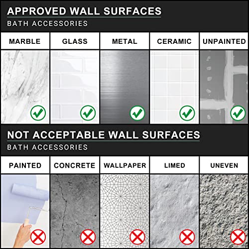 Questech Décor 8 Inch Corner Shower Shelf Bathroom Caddy, Lugged For New Construction, Corner Shower Shelf For Tiled Shower Walls, Corner Bathroom Shelf, 8 Inch Geo Lugged, Oil Rubbed Bronze Finish #TOP6