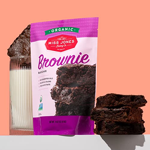 Miss Jones Baking Organic Fudge Brownie Mix, Non-Gmo, Vegan-Friendly: Rich Cocoa thumb #5