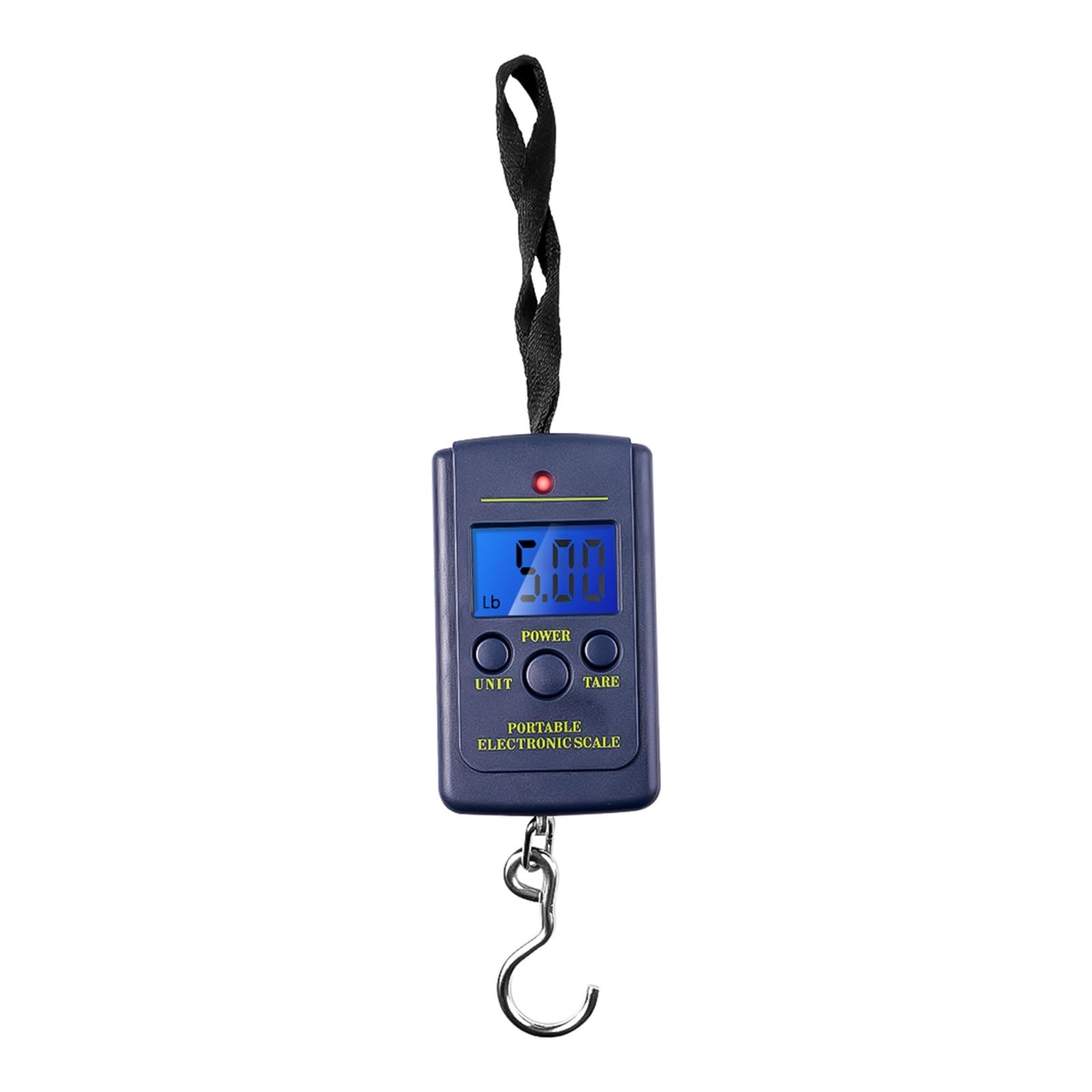 JVDDI Digital Hanging Scale 40Kg/10g Electronic Weighing Scale LCD Digital Backlight Hanging Hook Mini Pocket Luggage Heavy Duty Crane Hook
