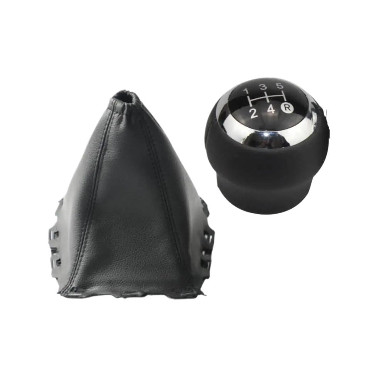 Lvgvzttgkm 5 Speed Black 2Pcs Performance Shift Lever Knob For Toyota Avensis Iii T27 (2008-2015)