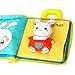 Soft Baby Toys Touch and Feel Cloth Book, 3D Books Fabric Activity for Babies /Toddlers, Learning to Sensory Book、Identify Skill Boys and Girls, Busy Book