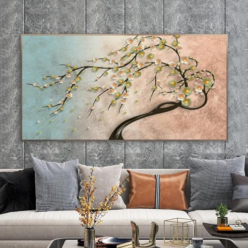 Peintures décoratives abstraites géométriques 75x150 cm sans cadre