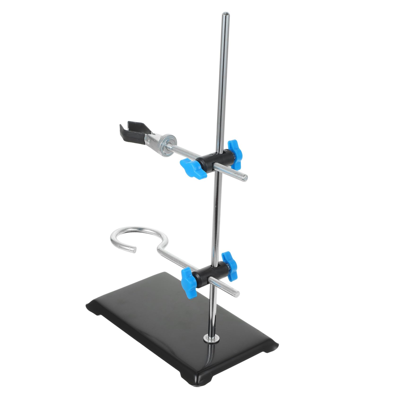 COSMEVIVI Detachable Lab Stand Mini Iron Support Chemistry Lab Equipment 30cm Tall Easy to Carry Store Random Style