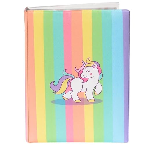 Álbum Fotográfico 15x21 para 100 Fotos UNICÓRNIO Colorido Jovem Bebê Infantil