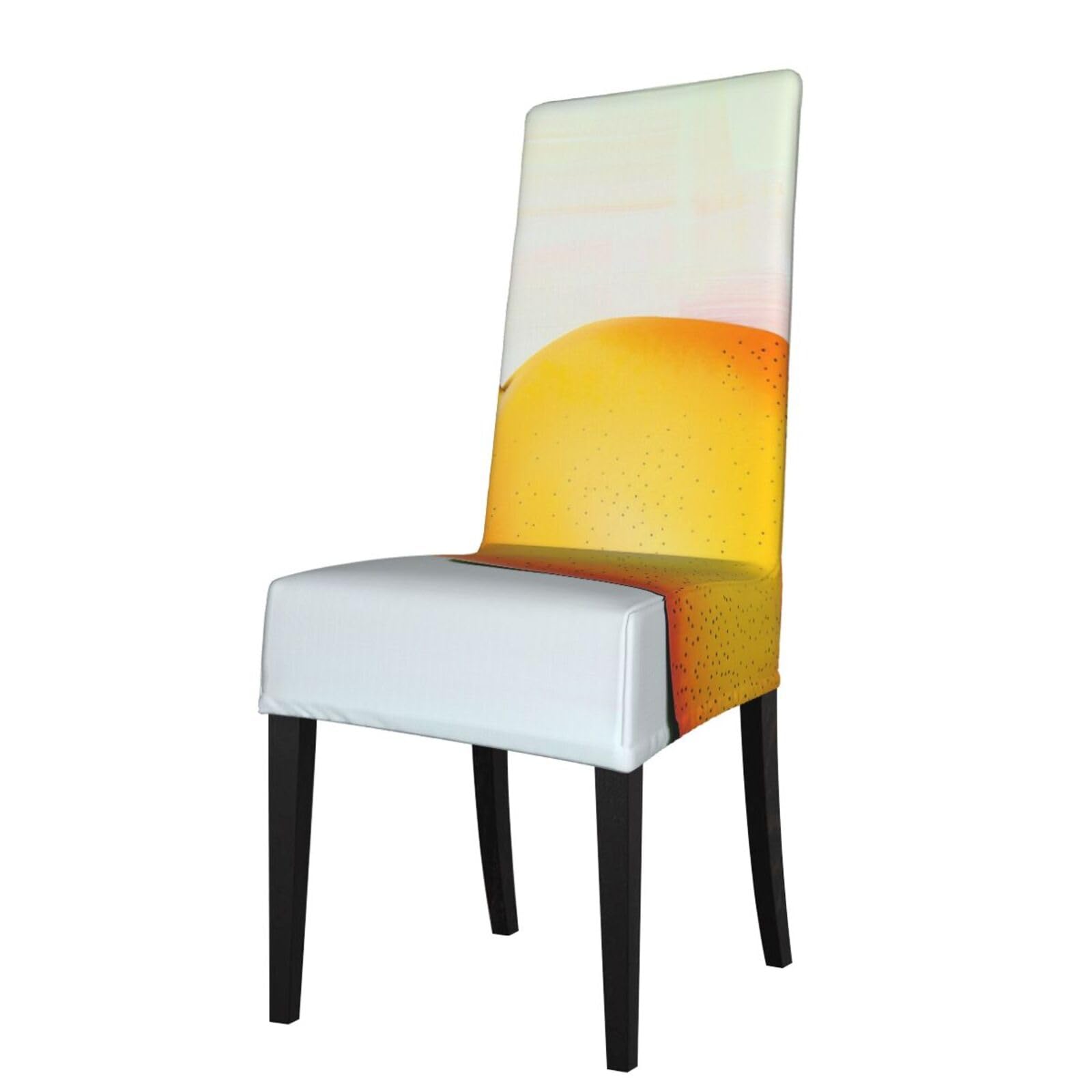 WPKJU Mango Print Dining Chair Covers Removable Chair Seat Covers Decorative for Kitchen & Bar Stools