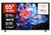 TCL 65V6C 65 Zoll Direct LED TV, 4K HDR Fernseher, Smart TV mithilfe von Google TV (Dolby Audio, Motion Clarity, Kompatibel mit Google Assistant & Alexa)