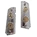 Replacement Aztec Eagle 1911 Grips Full Size for Kimber Colt Rock Island Springfield Taurus & Clones Nickel Gold Grips