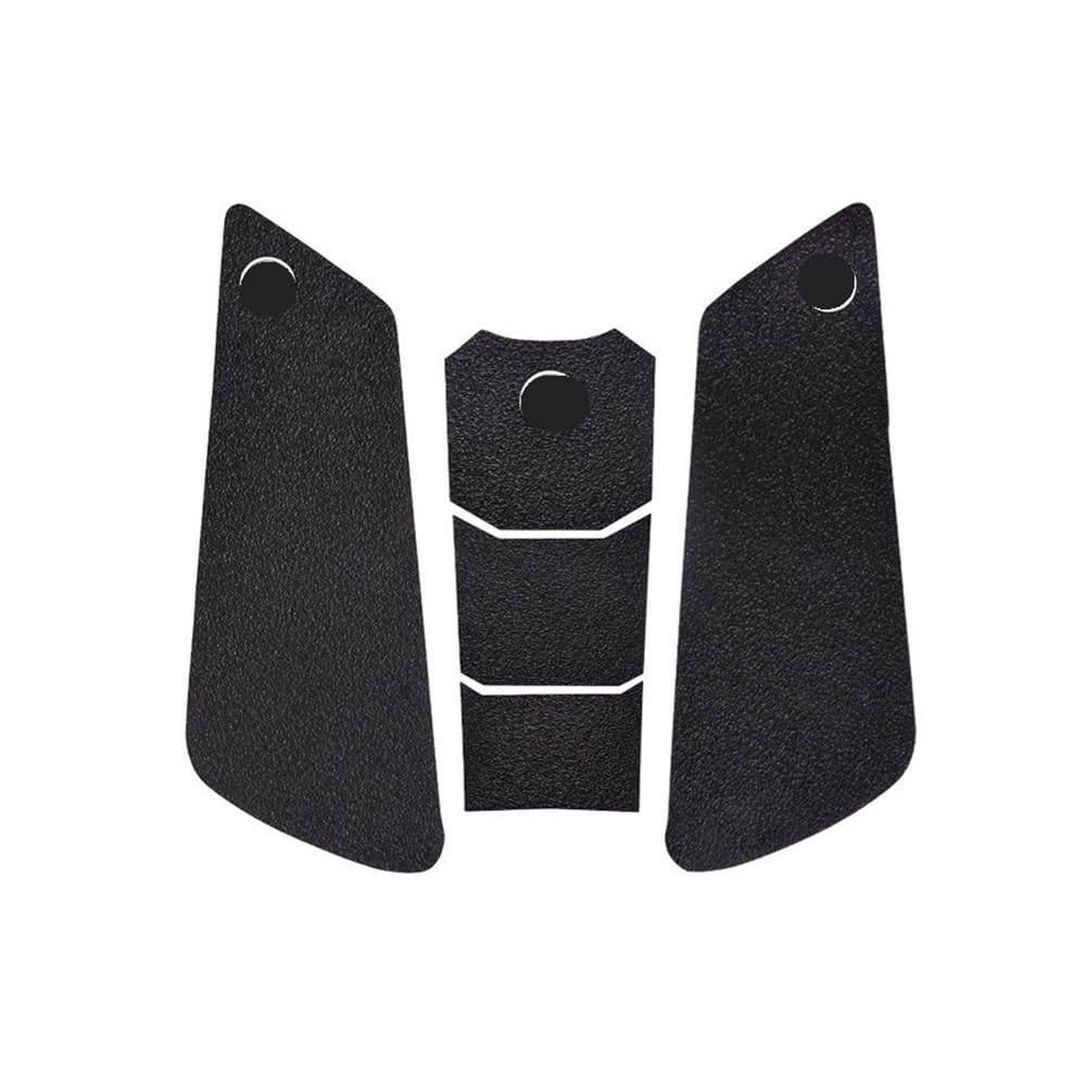 Autocollants de réservoir moto 848 : grip de protection noir givré et antidérapant pour carburant
