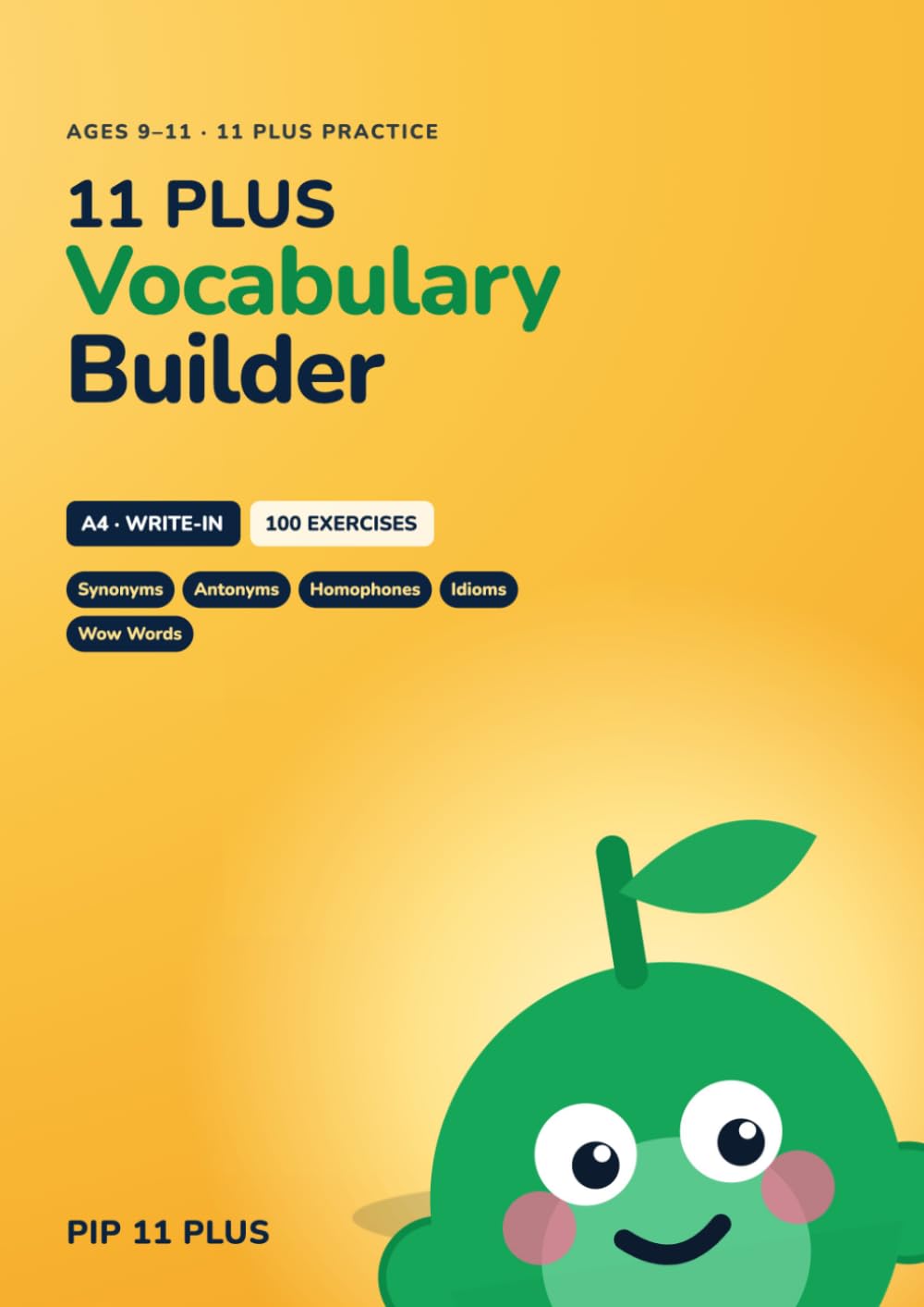 11 Plus Vocabulary Builder: Synonyms, Antonyms, Homophones, Idioms, and Wow Words (Pip 11 Plus Practice)