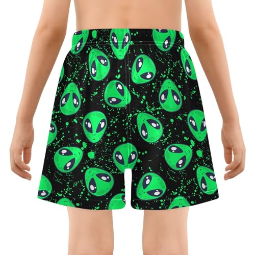 Boys Swim Trunks with Compression Liner Quick Dry Swim Shorts Bathing Suits 4-13Y3