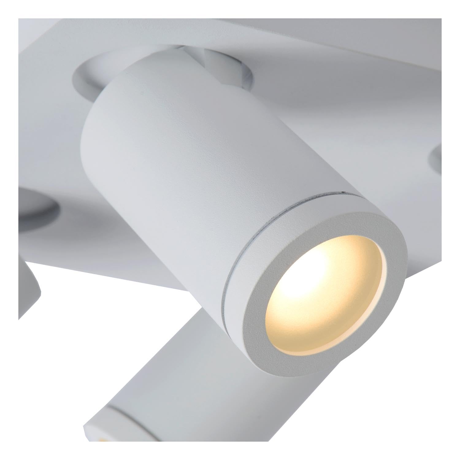 LUCIDE TAYLOR - Deckenstrahler Badezimmer - LED Dim to warm - GU10-4x5W 2200K/3000K - IP44 - Weiß