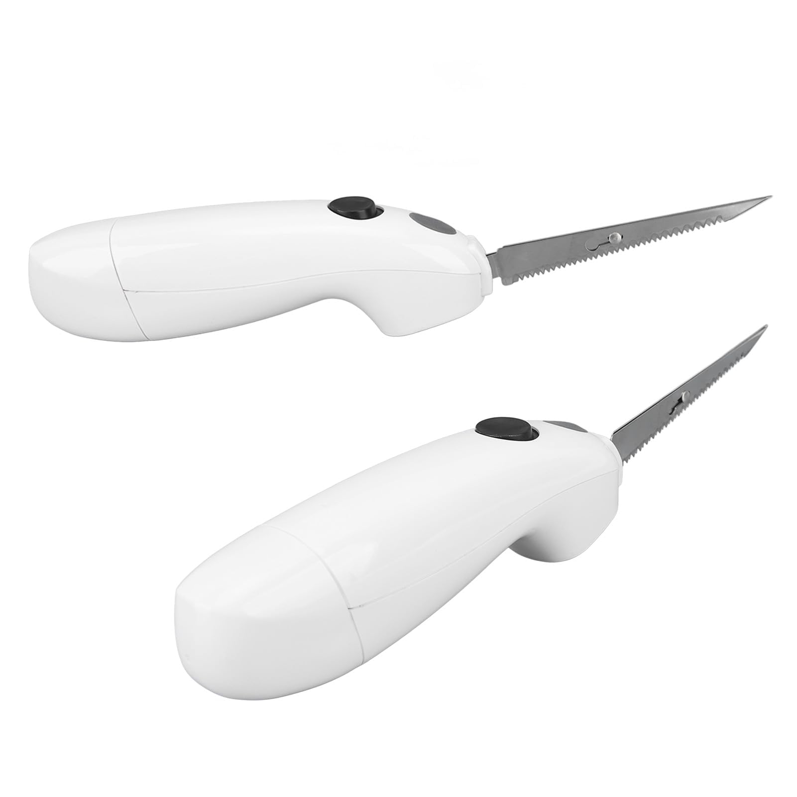 Couteau Électrique Sans Fil - Filet, Steak, Dé - Acier Inoxydable pour Cuisine, Dinde, Pain, Fromage, Légumes