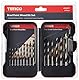 TIMCO Brad Point Holz-Bit-Set, geeignet auf Hartholz, Weichholz, Sperrholz, MDF und Spanplatten, inklusive robustem, wetterfestem Gehäuse, 15-teilig