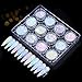 Hanzel Nail Powder Set - 12 Jars Flashing Crystal Sequins,Glitter Aurora Chameleon Powder,Manicure Pigment for Nail or Artworks, Pretty Colors,Easy apply at Home or Premium Salon (A2)