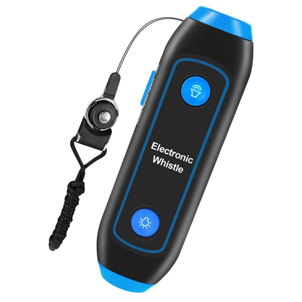 UPKOCH Sifflet Électronique Bleu à 3 Tons avec Torche, Lanière, Abs