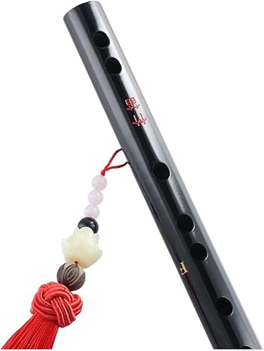 Miniatura 5 de Vctitil Flauta de bambú tradicional china, Dizi transversal, accesorio de cosplay Mo Dao Zu Shi, instrumento musical de viento de madera para