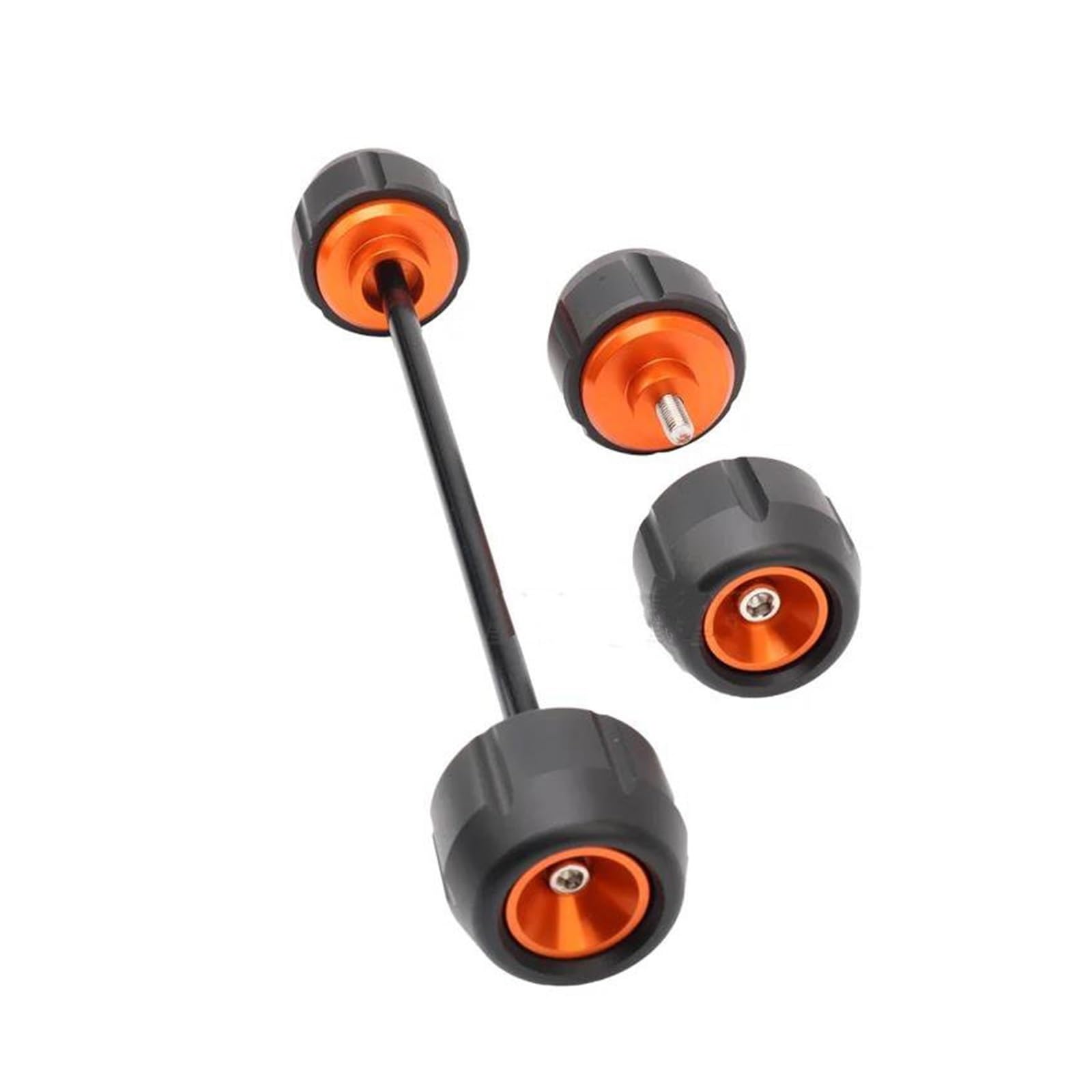 Protezione Anticaduta Accessori per Motociclette, Cursori Antiurto per Forcella Anteriore E Posteriore, Protezione Ruota per Duke 390 2024 Crash Pad Protector