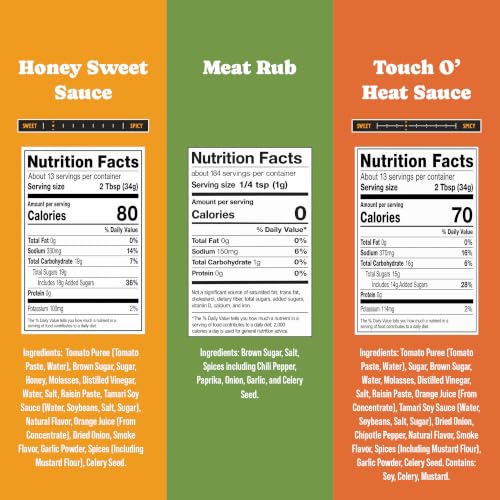 Image of Rufus Teague BBQ Sauce and Rub Cooking Gift Set, Saucin' & Rubbin' 3pk Tote | Saucin' & Rubbin' Tote with Honey Sweet, And Meat Rub, Great Grilling and 3-Piece Cooking Gift, Made in USA, Great Taste
