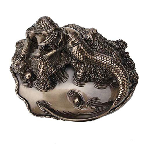 Estatua Decorativa Siren's Lament en Resina de Bronce miniatura 6