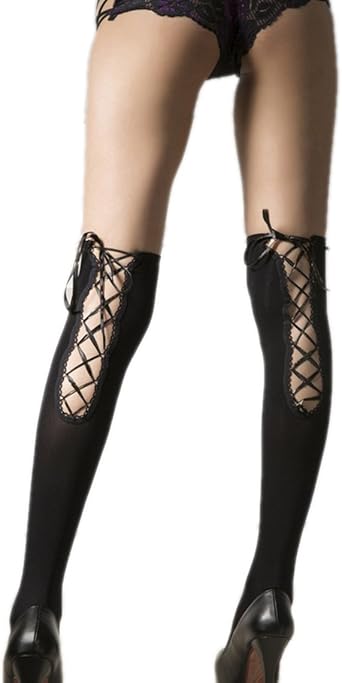 lace up tights